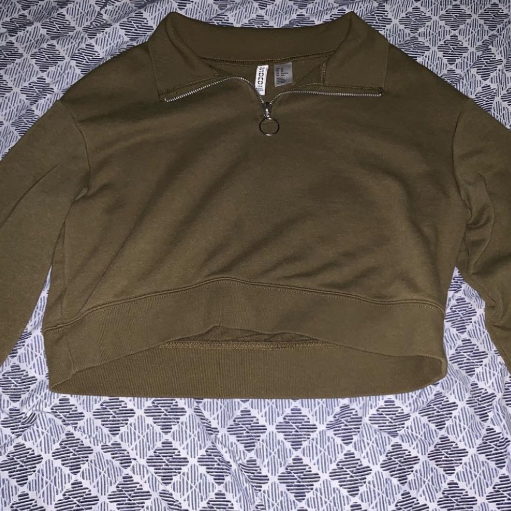 h&m quarter zip